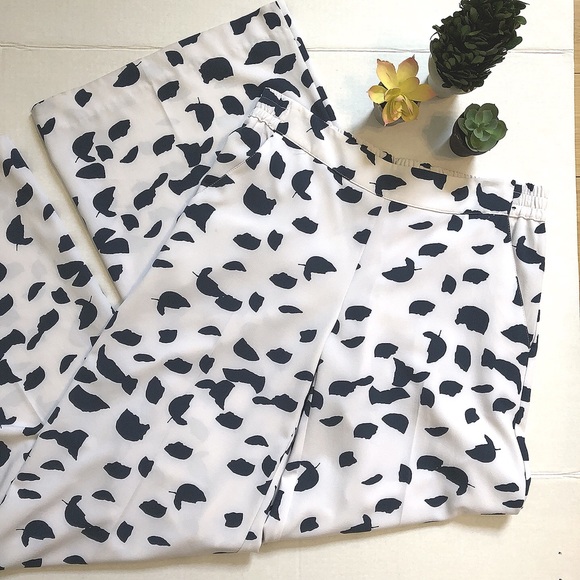 New York & Company Pants - NEW YORK & CO WHITE BLUE PALAZZO PANTS